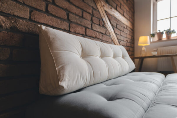 PROMO Poducha Węzgłowie 160 - silver Grey - od ręki - obrazek 3