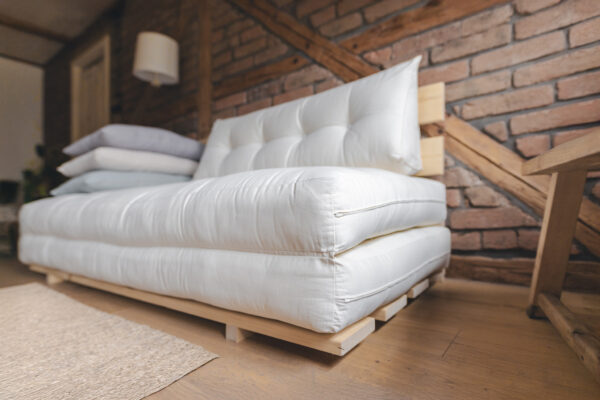 PROMO Poducha Węzgłowie 160 - silver Grey - od ręki - obrazek 5