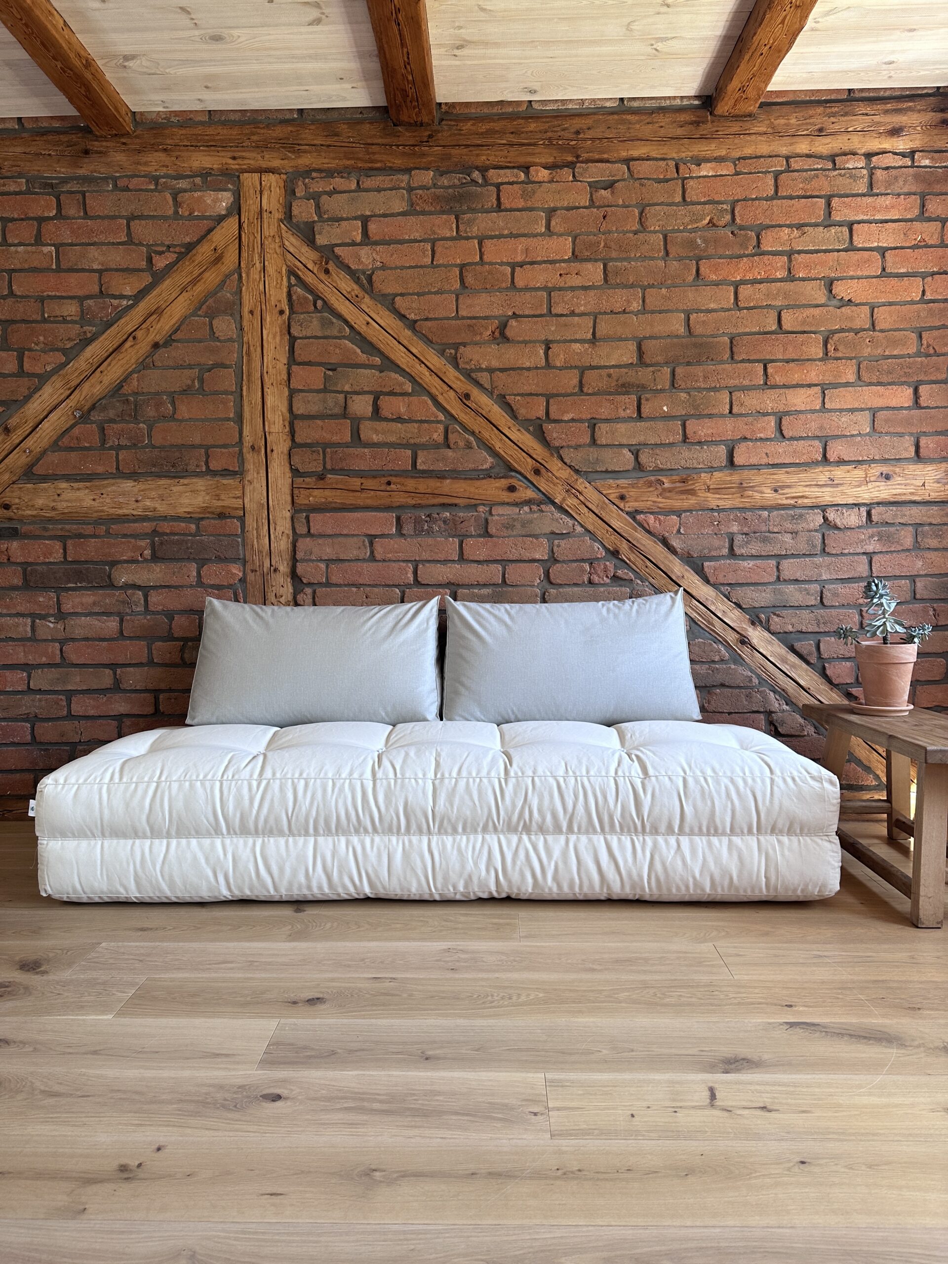 Sofa Futon Rozkładana Z Kokosem 90