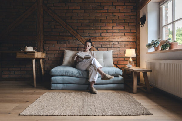 PROMO - FUTON składak 160x200 Silver Grey - od ręki