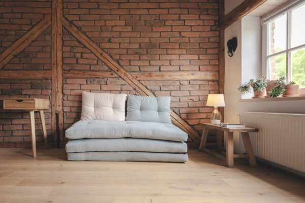 PROMO - FUTON składak 160x200 Silver Grey - od ręki - obrazek 5