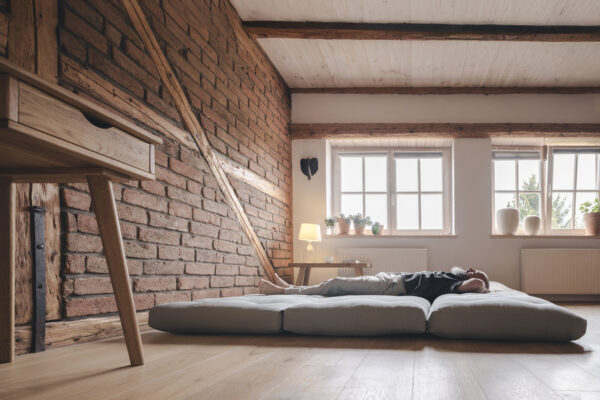 PROMO - FUTON składak 160x200 Silver Grey - od ręki - obrazek 6