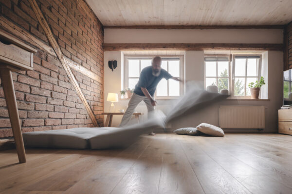 PROMO - FUTON składak 160x200 Silver Grey - od ręki - obrazek 7