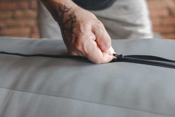 PROMO - FUTON składak 160x200 Silver Grey - od ręki - obrazek 10