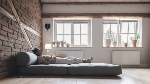 Materac - FUTON składany z wałkiem 80x200 - obrazek 2